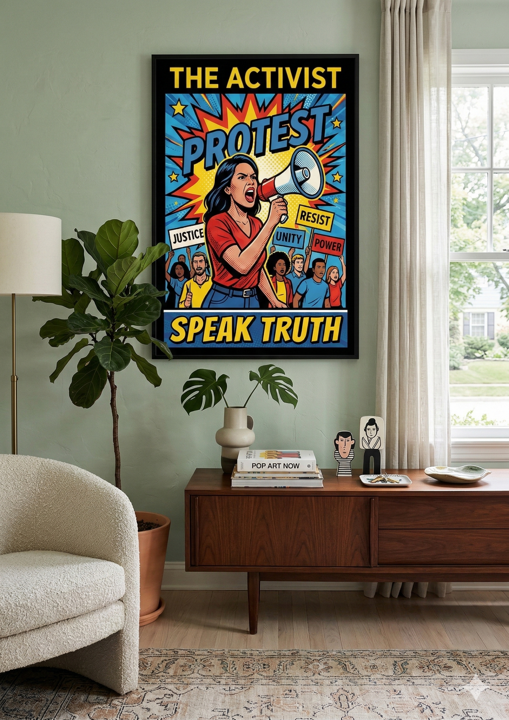 The Activist - Framed Art Print